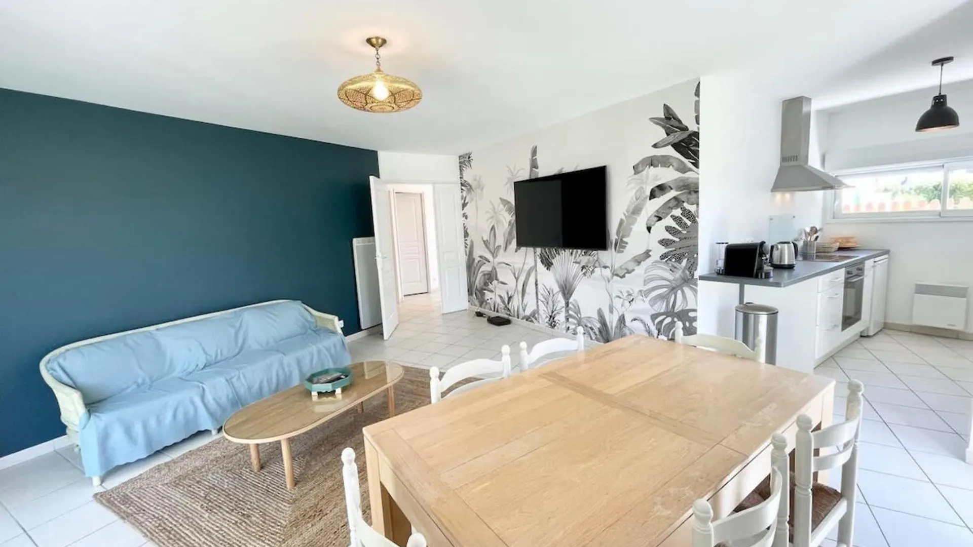 Charmant T3 Ultra cosy - Jardin - 50m des plages Ploemeur Appartement